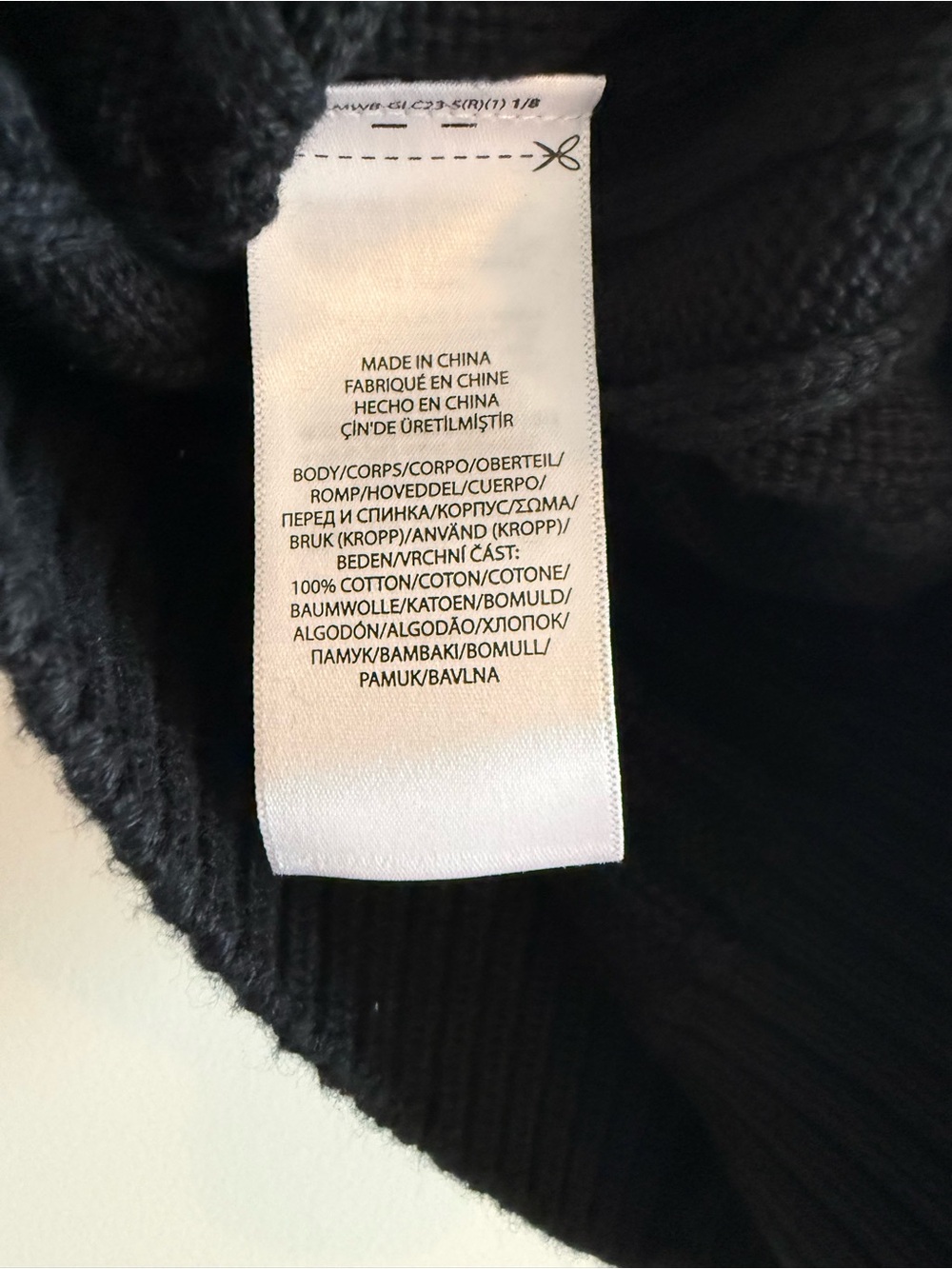 NWT Polo Ralph Lauren Sweater Black Cable Knit Beaded Big Pony Logo XS - Picture 4 of 4